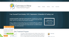 Desktop Screenshot of calmnessinmind.com